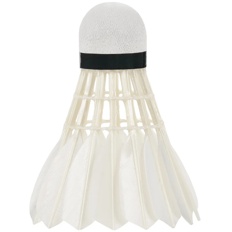 Badminton Shuttlecock Goose Feather Birdies Flying Stably Durable 60Pcs=5tubes Li Ning Badminton Shuttlecock Badminton Ball Feather Shuttlecock