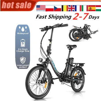 Foldable Electric Bike Ebike MTB City Bikes 350W 36V 10.4Ah E-bike Bicycle Adults Ebike 7 Speed Gears 1