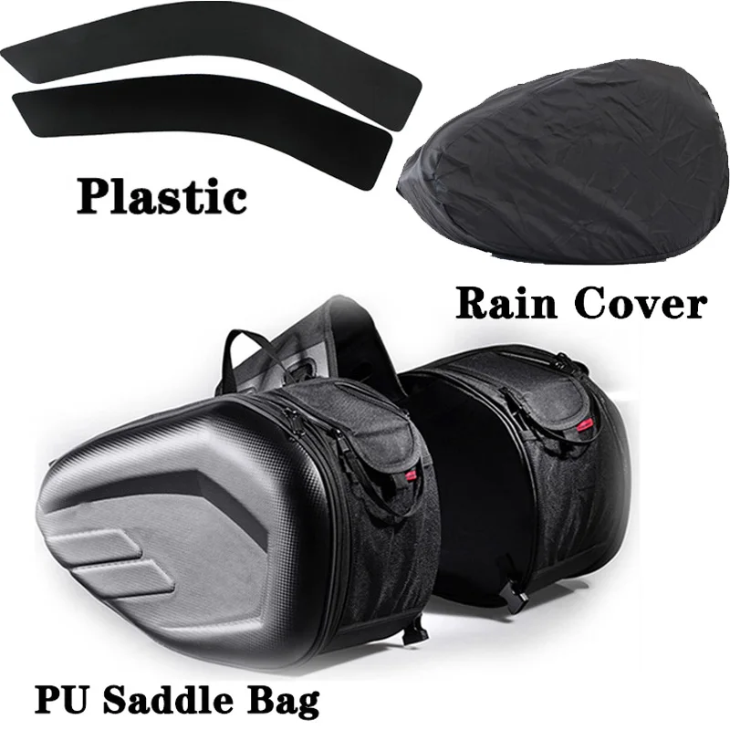 

1Pair Motorcycle Travel Bags Suitcase Saddlebags wholesale retail Sa212 Saddle Bag Waterproof + Rain Cover Plastic For KTM Motor
