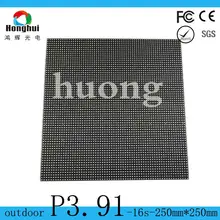 outdoor full color p3.91 led panel 250*250mm led screen module for outdoor video led display board outdoor led video wall