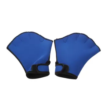 

1 pair Swim Gloves Glove Swim swimming aid Blue M