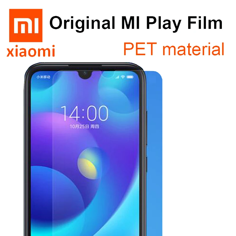100% оригинальная Защитная пленка для экрана xiaomi mi play ПЭТ-материал | Мобильные