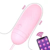 APP contrôle vibrant oeuf téléphone portable télécommande portant amour oeuf Kegel balles G Spot Ben Wa Clitoris stimulateur vibrateurs ► Photo 1/6