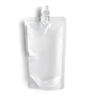 100 Pack, Stand-up Plastic Drink Packaging Bag Spout Pouch for Beverage Liquid Juice Milk Coffee 2