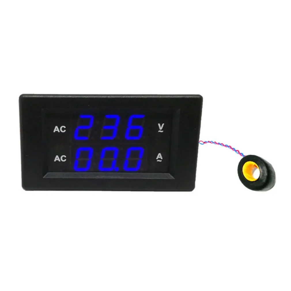 

10A AC Digital Dual LED Display Voltmeter Ammeter Amp Volt Voltage Current Meter Tester High Precision