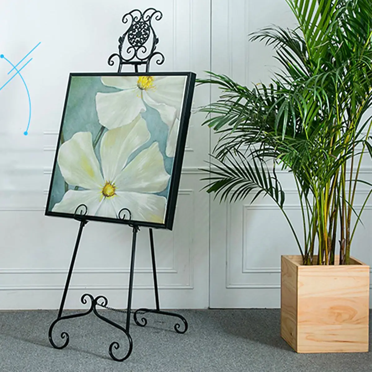 

Easel Wedding Banquet Easel Metal Picture Stand Photo Display Frame Nordic Style Oil Painting Stand