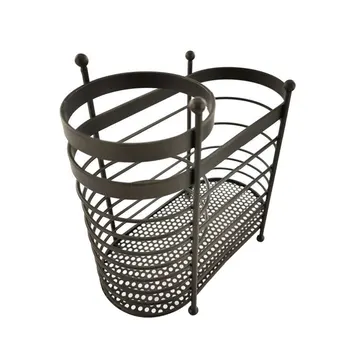 

Metal Wire Table Anti Rust Pantry Cutlery Utensil Countertop Home Storage Organizer For Kitchen Drying Rack Easy Clean Modern