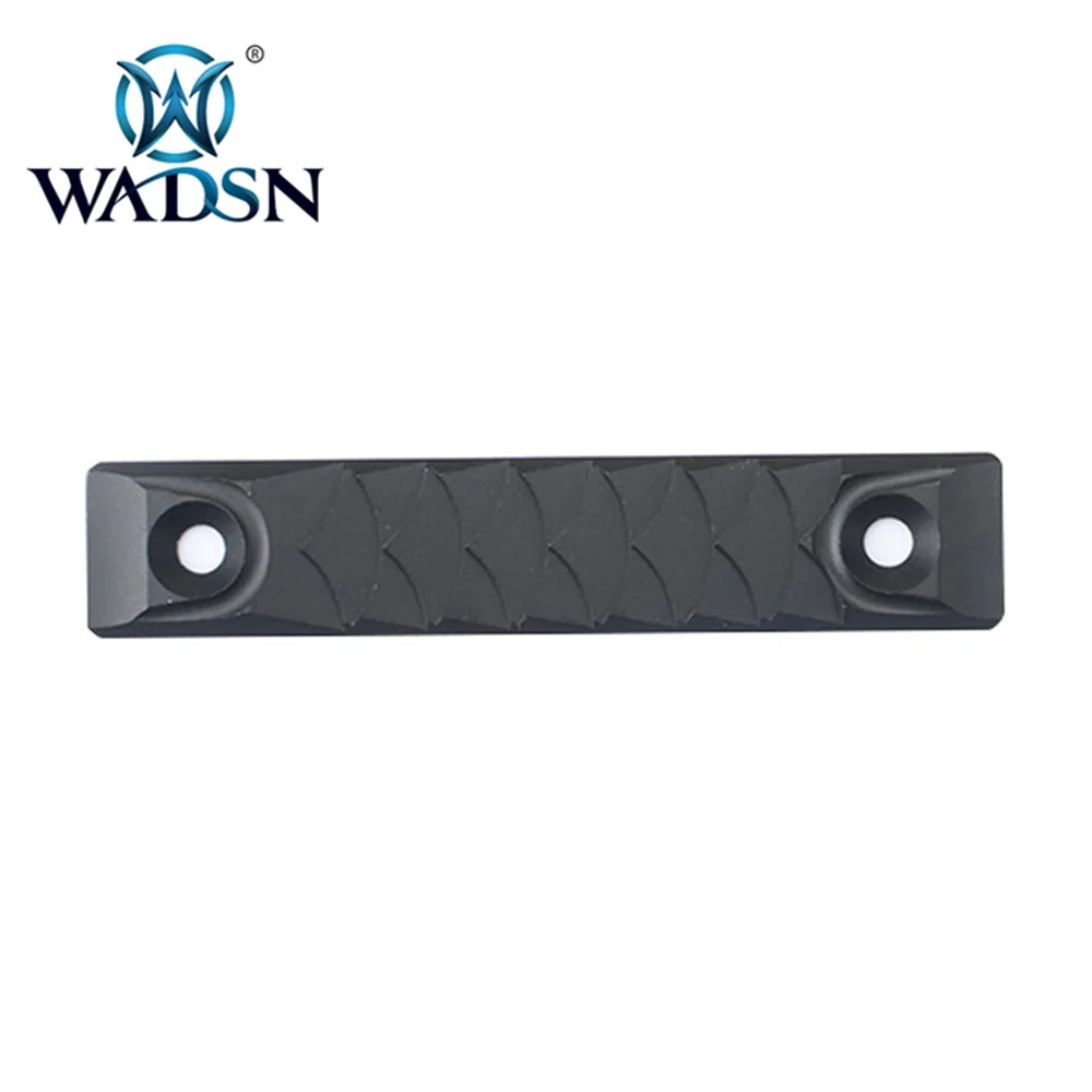 WADSN Tactical RS CNC Handguard Rail Крышка для M-lok и Keymod короткие Railscales стиль WME08003 охотничий оружейный светильник аксессуар - Цвет: 80x16mm DR