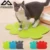 Mosodo Pet Cat Let Mat Paw Print Feeding Bowl Placemat Cat Bed Pads Нескользящие Водонепроницаемые Коврики для ловли мусора Cat Accessories