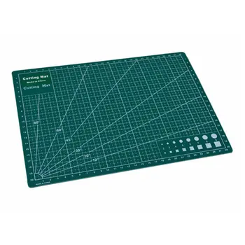 

Double Sided Cutting Mat A4 Durable Cut Pad Patchwork Tool Handmade Cutting Plate Dark School Supplies 22x30cm