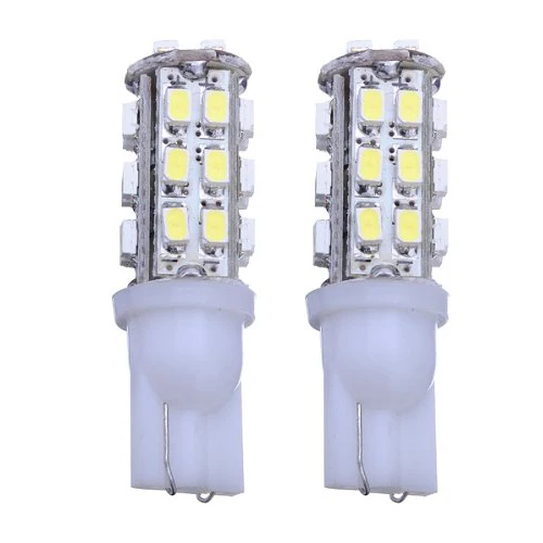 Акция! 2x501 3528 SMD 28 Светодиодная лампа для ночного освещения белая ксеноновая