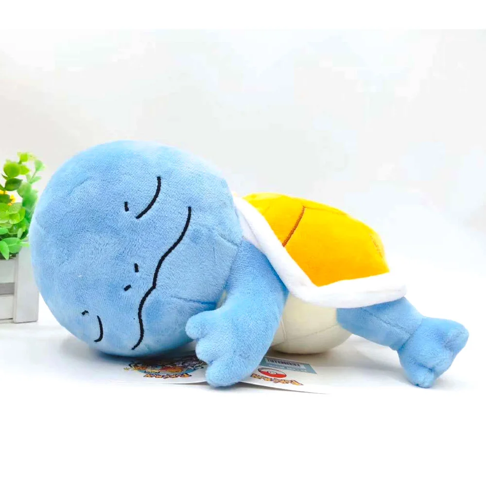Takara Tomy мягкая игрушка 9 шт./компл. Покемон Иви и Пикачу Squirtle Charmander Venusaur Mewtwo плюшевый Кукла спящий животных