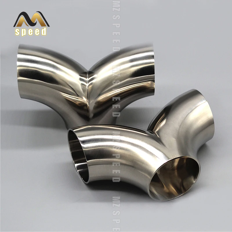 accessories 304 stainless steel sub - interface two transfer universal welding exhaust pipe noise eliminator | Автомобили и
