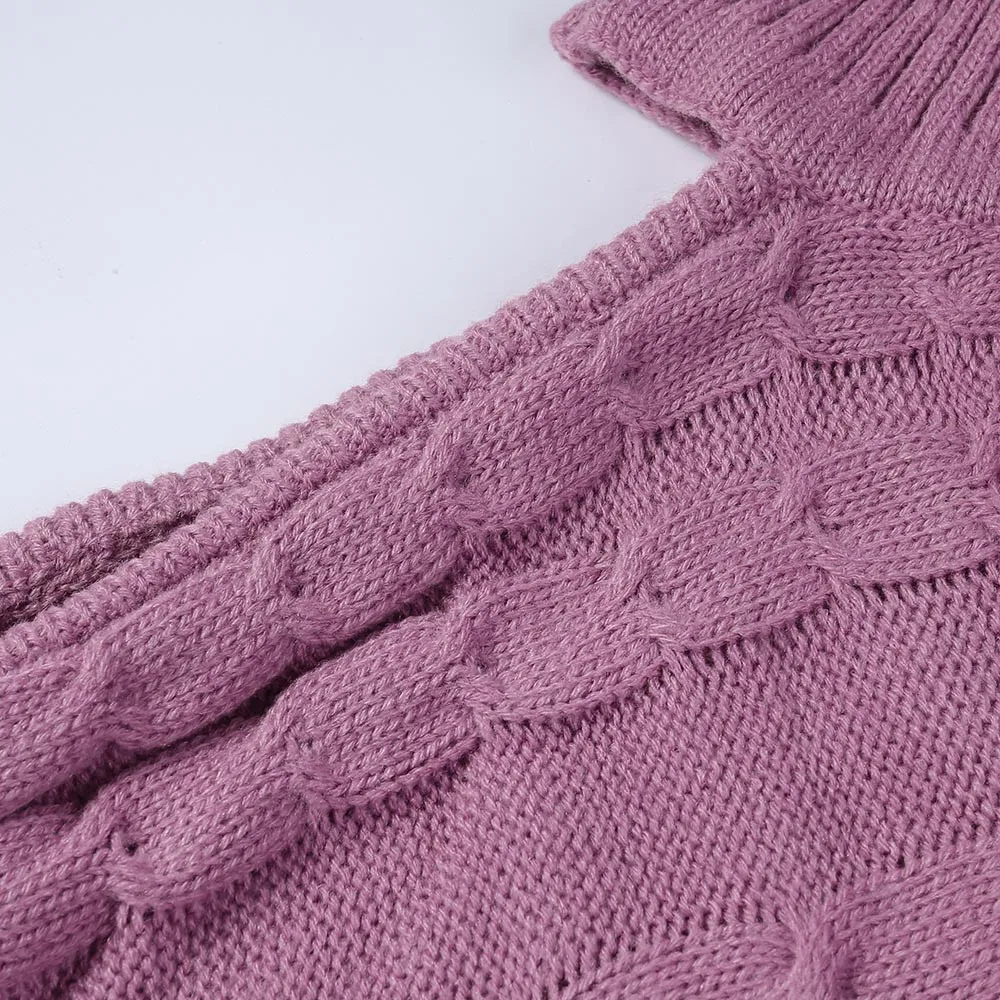 Off Single Shoulder Women Sweaters