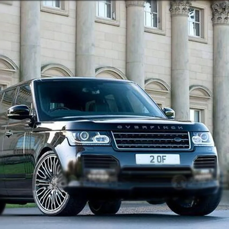 Хромированная черная карбоновая эмблема с буквами для Range Rover OVERFINCH, значок, автомобильный Стайлинг, переоборудование капота, задний багажник, Нижний Бампер, наклейка