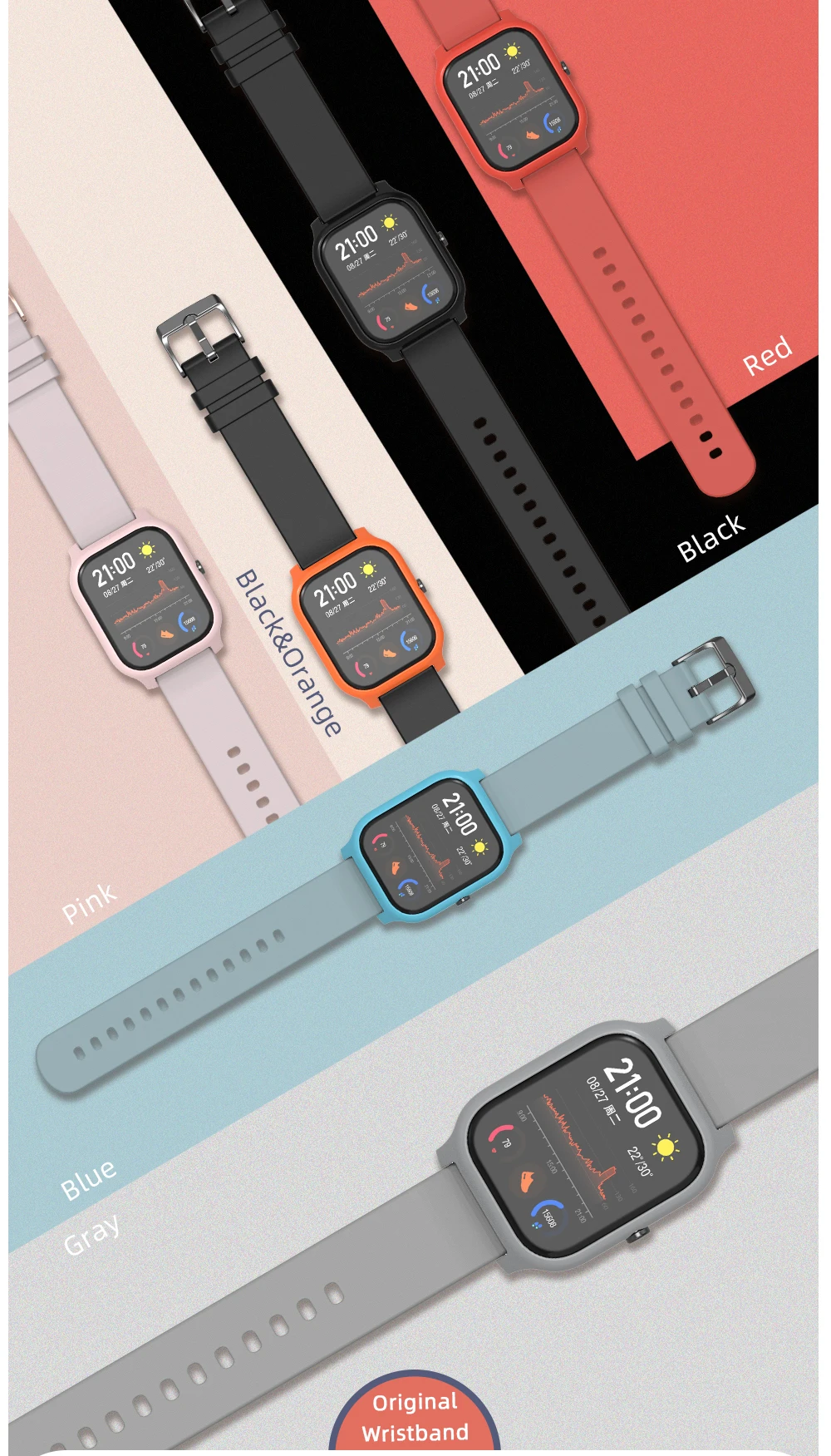Защитный чехол для Amazfit GTS TPU Рамка бампер крышка для Xiaomi Huami Amazfit GTS Смарт-часы браслет пластик PC протектор