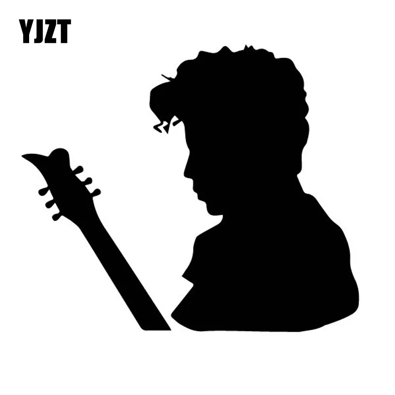 

YJZT 14CM*11.9CM Shadow The Artist American Singer Vinly Decal Prince Rogers Nelson Car Sticker Nostalgic Black/Silver C27-0544