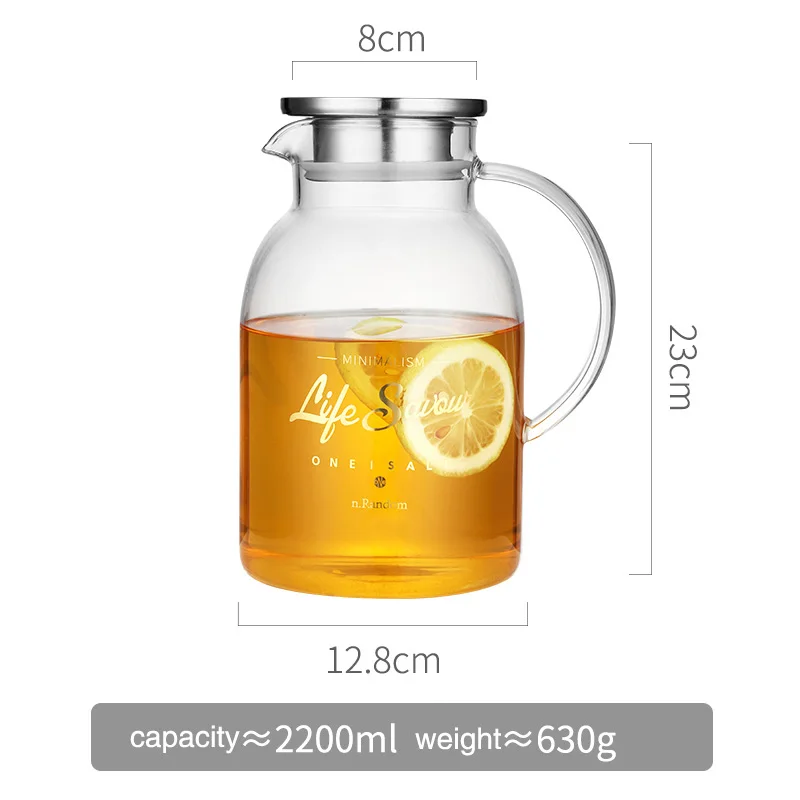 1,8/2.2L большой стакан бутылка для воды переносная Питьевая бутылка для воды с ручной сеткой здоровая BPA бесплатно с крышкой из нержавеющей стали - Цвет: 2.2L