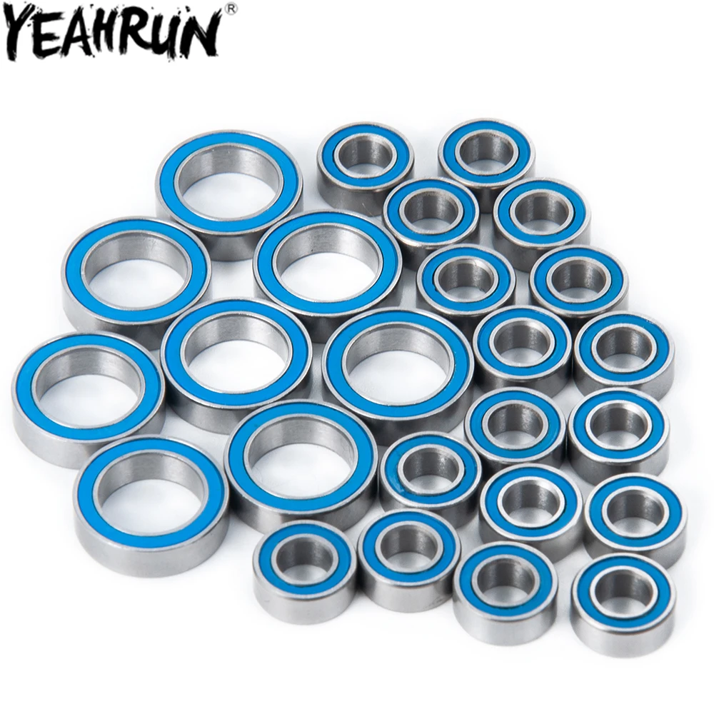 Yeahrun 25pcs/lot Bearings Kit 10x15x4mm 5x10x4mm For Redcat Gen7 Pro