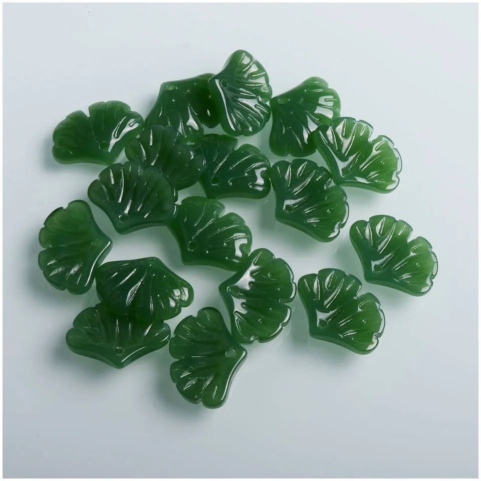 Стеклянные бусины зеленая глазурь материал ручной работы рандомные россыпью для