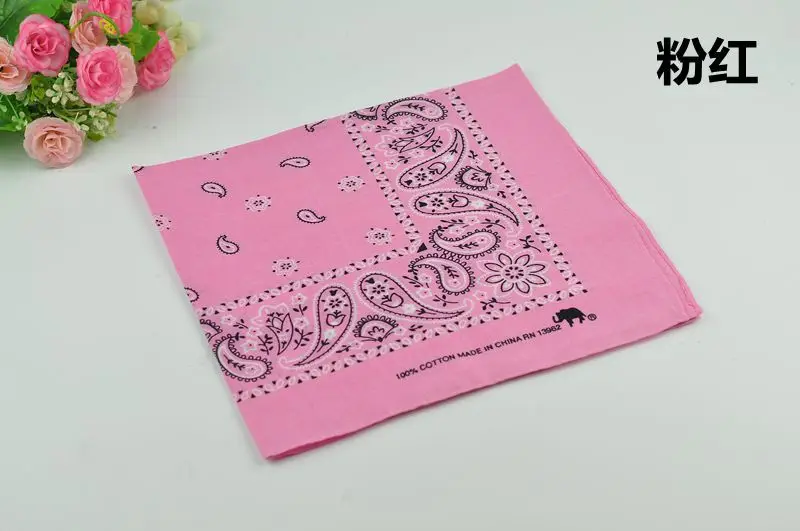 12pcs 12 шт. 45 см* 45 см винтажные хип-хоп банданы для мужчин Карманный квадратный платок женский носовой платок повязка на голову шейный шарф браслет - Цвет: 12pcs