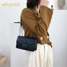 Винтажные женские сумки из кожи аллигатора, высококачественные женские сумки на плечо, кожаные кошельки для девочек, кожаная маленькая сумка на плечо, сумочка