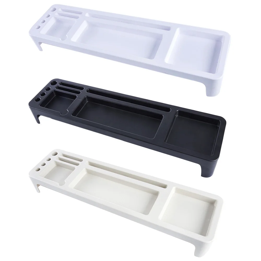 

Plastic Desktop/Stationary Organizer Table Storage Shelves Office Storage Organizer Computer Rack Keyboard Shelf for Phone