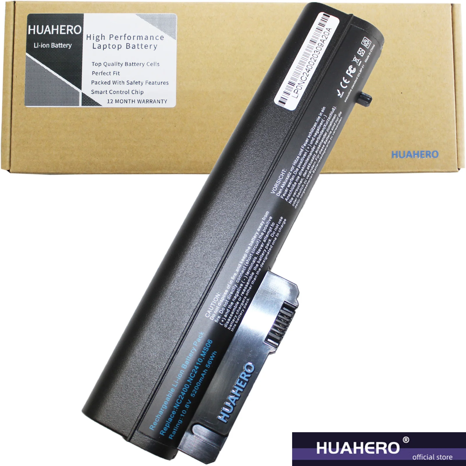 

HUAHERO Battery for HP COMPAQ EliteBook 2530p 2540p nc2400 nc2410 2510p 2533t HSTNN FB21 404866 622 411126 001 HSTNN DB22 FB21