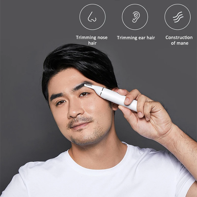 XIAOMI SOOCAS IPX5 waterproof Nose Eyebrow Hair Trimmer Sharp Blade Body Wash Safe Cleaner trim xiaomi 1 XIAOMI SOOCAS IPX5 waterproof Nose Eyebrow Hair Trimmer Sharp Blade Body Wash Safe Cleaner trim xiaomi 2