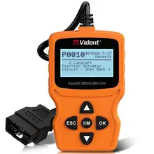 VIDENT iEasy200 OBDII/EOBD + CAN Code Reader para Verificar a Luz Do Motor Do Veículo Do Carro Ferramenta de Diagnóstico de Digitalização