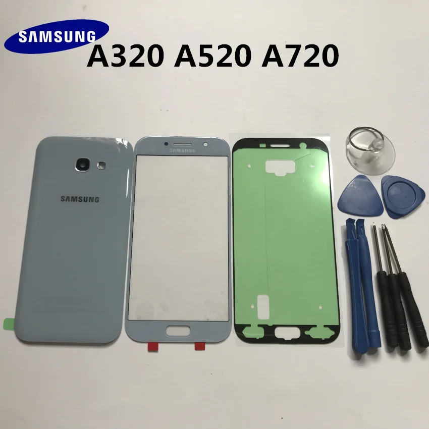 Оригинальный Корпус для Samsung Galaxy A3 A320 A5 A520 A7 A720 A2017 задняя крышка телефона Крышка