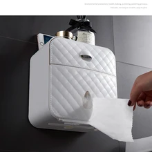 Tissue Box Napkin Case Cover Holder Container Waterproof Wall-mounted for Bathroom JS23