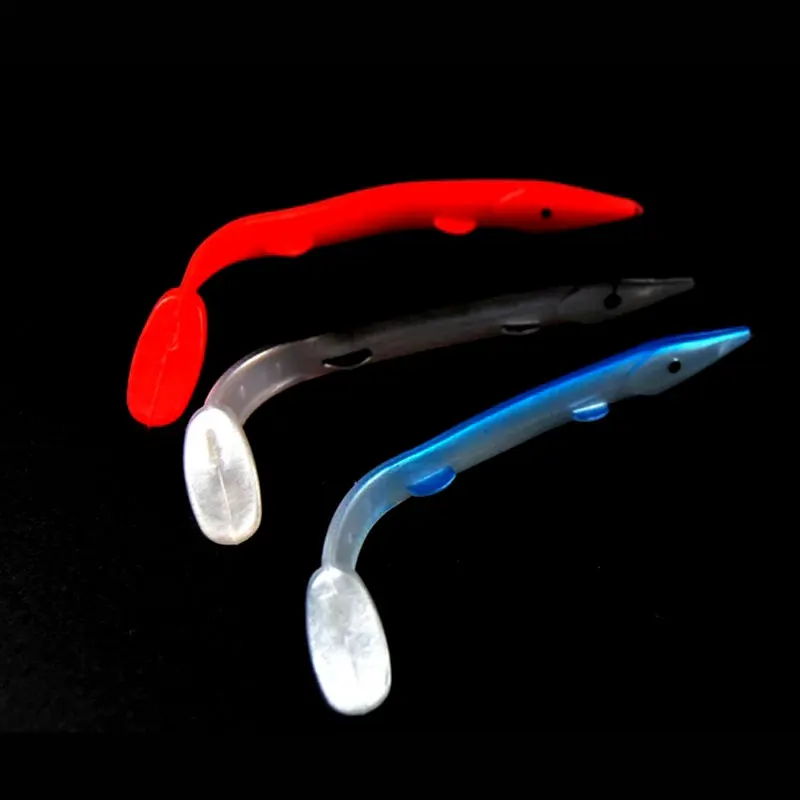 10Pcs 8.5cm 1.15g Fishing Lure Soft Bait Orange Bule Black Eel Style