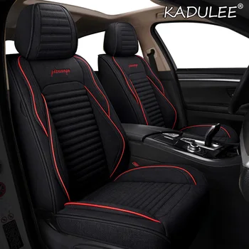 

KADULEE FLAX car seat cover for Nissan note qashqai j10 almera n16 x-trail t31 navara d40 murano teana j32 Automobiles Seats