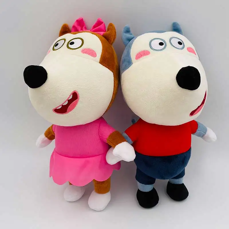 30cm Cartoon Wolfoo Plushie Anime Character Lucy Wolf Plush Toy Stuffed Animal Pillow Soft Doll Gift for Kids Children Birthday four plushies battle for dream island plush toy bfdi stuffed animal soft figurine pillow cushion game doll kids children gifts
