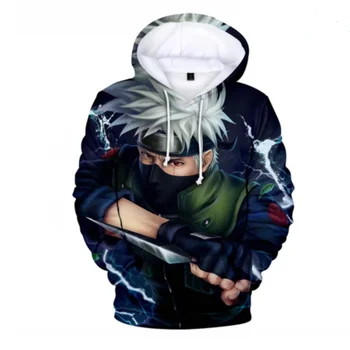 

2020 Latest Design Naruto Hoodie 3D Sweatshirt Clothes Fashion Harajuku Kakashi Naruto Men's / Women's Quality Casual Printing