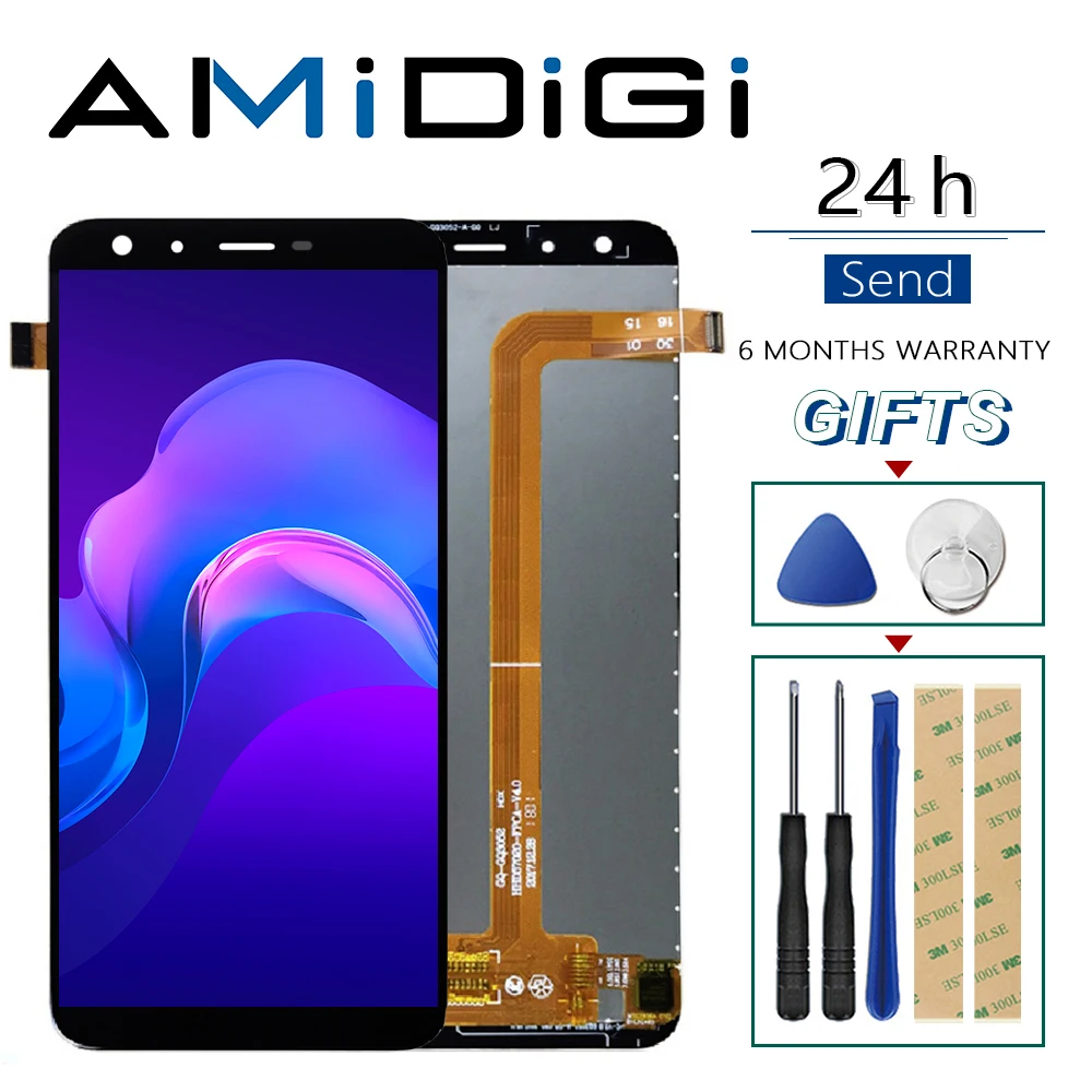 Для Ulefone Mix 2 ЖК дисплей + кодирующий преобразователь сенсорного экрана в сборе