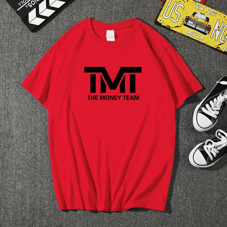 Новая модная футболка Пуловеры летние мужские футболки TMT The Money Team Печать Круглый