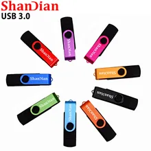 SHANDIAN высокое Скорость USB3.0 флэш-накопитель портативный флэш-накопитель 128 Гб 64 Гб Usb флешки 32 Гб флешка, переносной usb-накопитель для смартфонов на базе Android/ПК