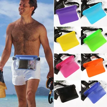 

2020 Fashion Men Women Waterproof Waist Pack Beach Holiday Summer New Phone Pouch Bag Dry Swimming Bum Underwater Belt Bags PVC
