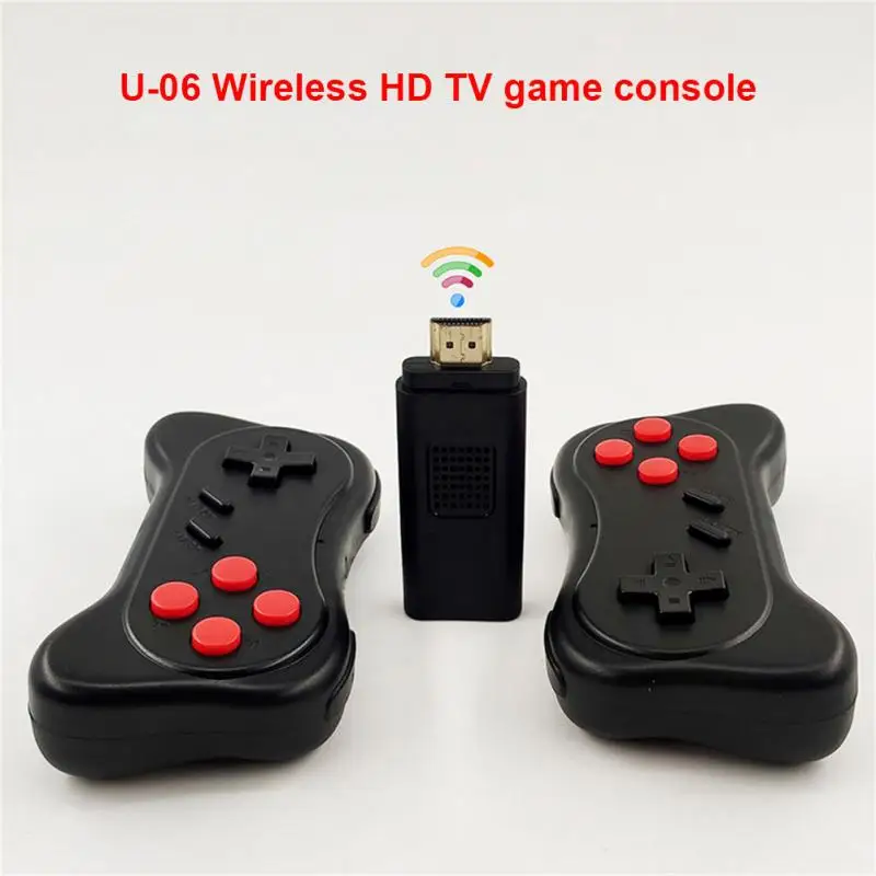 U-06 Wireless HD TV Game Console Handheld Video HDMI-compatible Build In 660 Games Retro Portable | Электроника
