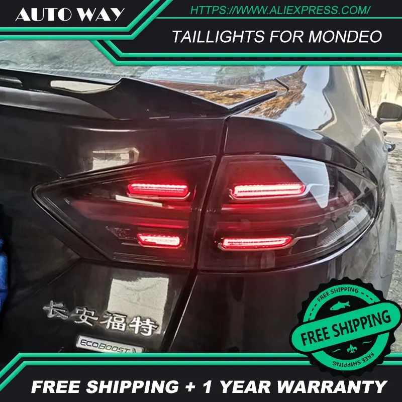 Автомобильный Стильный чехол для Ford Mondeo 2013- Mondeo задние фонари задний фонарь все светодиодный Mondeo задний фонарь динамический сигнал поворота