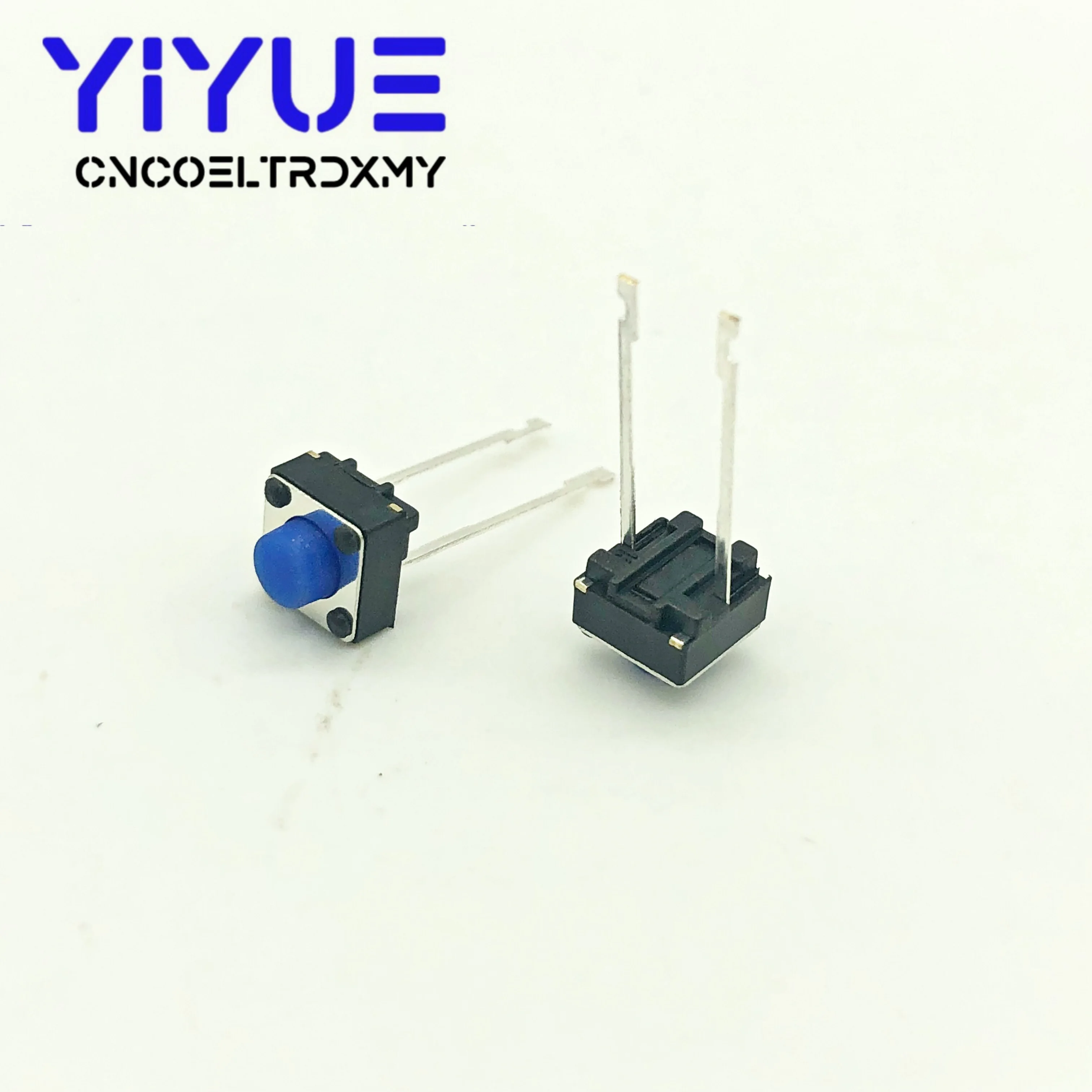 

20Pc 6x6x2mm Middle 2pins DIP Long Pin Waterproof RubberTactile Push Button Switch for Audio PCB mounting Momentary Micro Switch