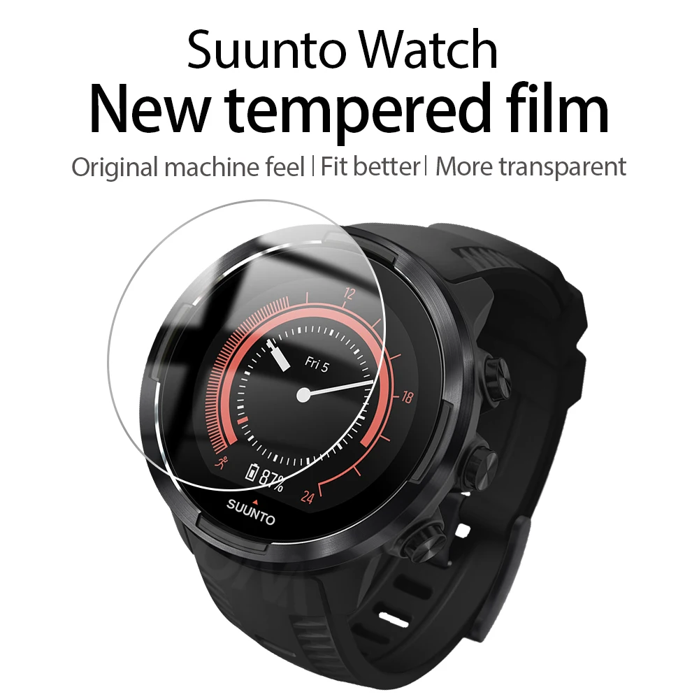 9H Premium Tempered Glass For Suunto Watch 3 / 5 / 7 9 Baro Spartan Sport Smart Watch Screen Protector Film For Suunto screen protectors watch screen protector watch screen protector case watch protector case