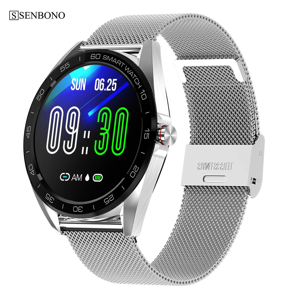 Умные часы SENBONO K7 smart watch IP68 водонепроницаемый сердечного ритма крови Давление