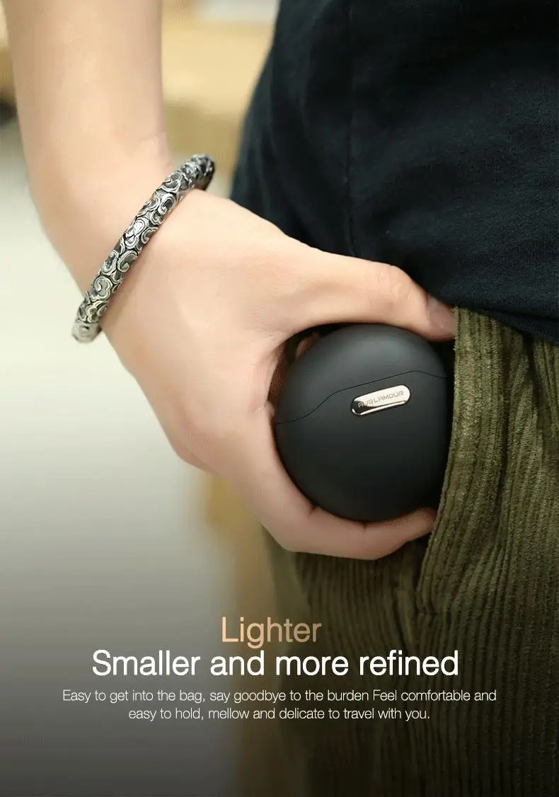 AUGLAMOUR AT-1 Bluetooth 5,0 беспроводные наушники IPX5 TWS настоящие Беспроводные водонепроницаемые спортивные AT1 HiFi наушники-вкладыши