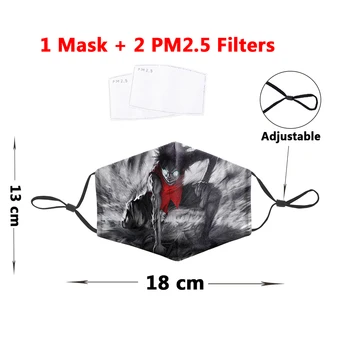 

Cartoon 3D Mask One Piece Printing Anti Dust Mask PM2.5 Filter Masks Washable PM2.5 Filter Masks Mouth-Muffle Protective Mask