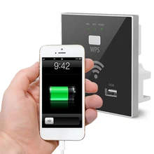 300 м, 220 В, для квартиры, встроенный маршрутизатор для отеля, Wi-Fi, двойное использование, Беспроводная розетка, USB, настенная панель, для офиса, дома, спальни, WPS шифрование