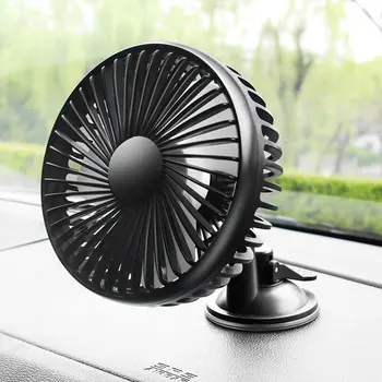 

12V/24V Car Cooling Fan Car Window Cooling Fan Back Seat Air Fan Suction Cup Mount Summer Car Interior