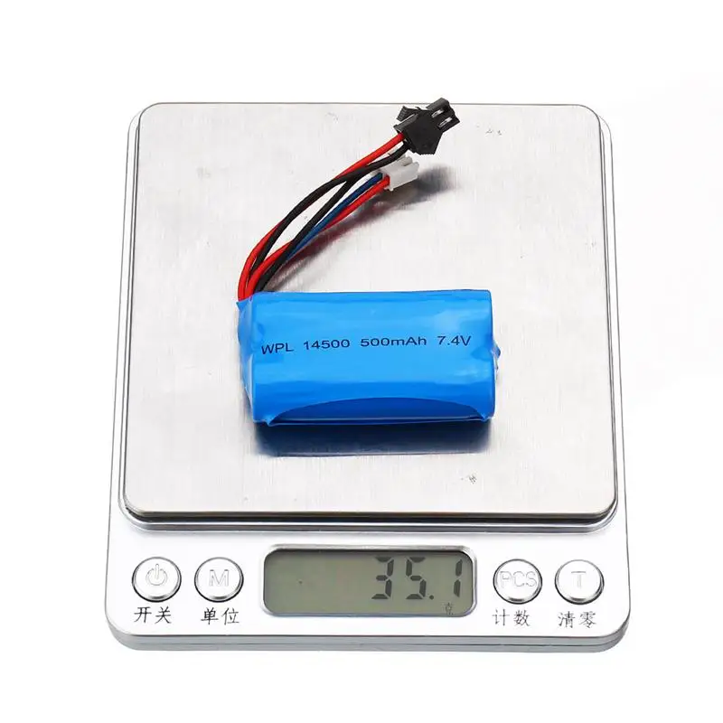 WPL Модернизированный 7,4 V 500mAh 2S Lipo аккумулятор для B36 B24 1/16 полный пропорциональный контроль автомобили rc